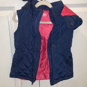 Girls vest 4t blue and pink